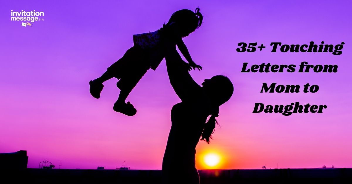 35+ Touching Letters from Mom to Daughter