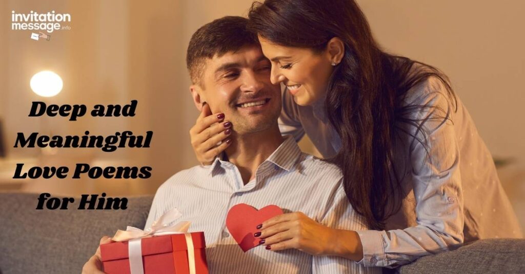 Deep and Meaningful Love Poems for Him