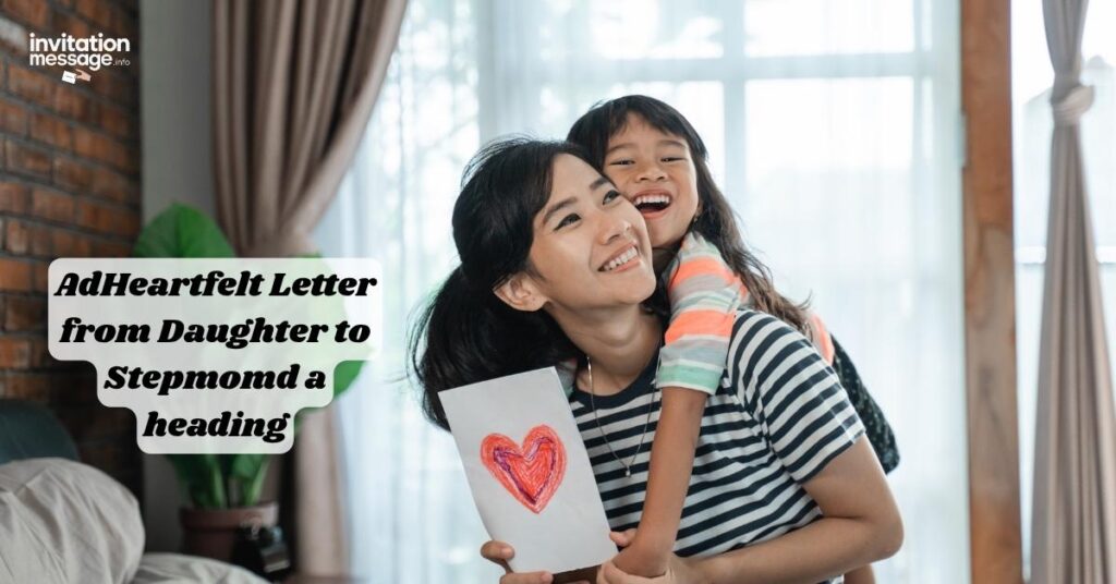 Heartfelt Letter from Daughter to Stepmom