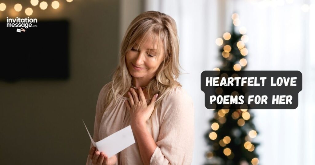 Heartfelt Love Poems for Her