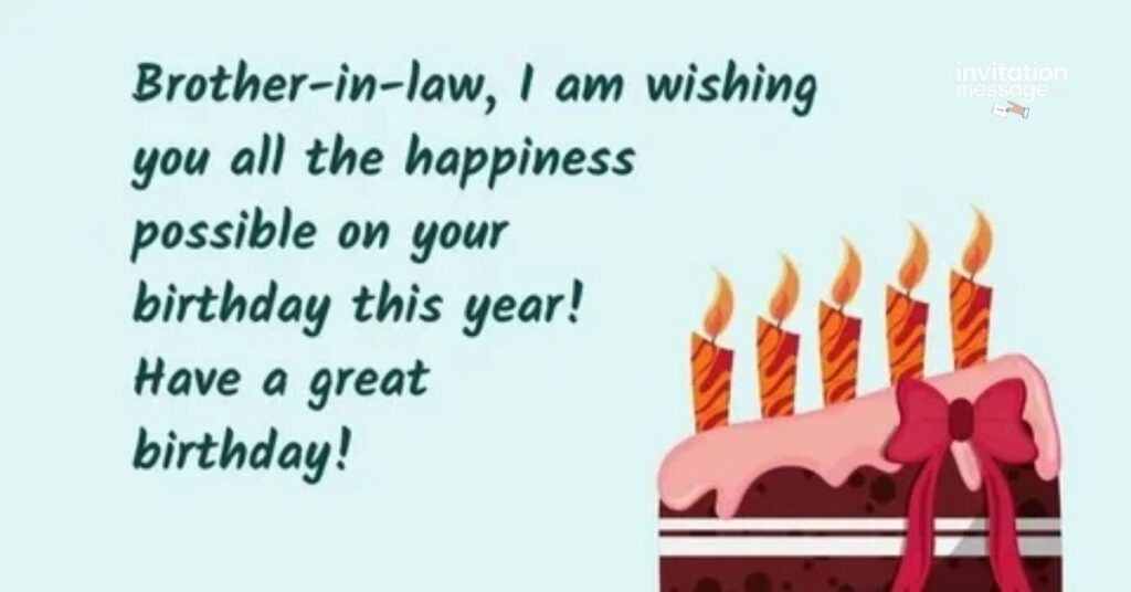 Short Birthday Wishes for Brother in Law