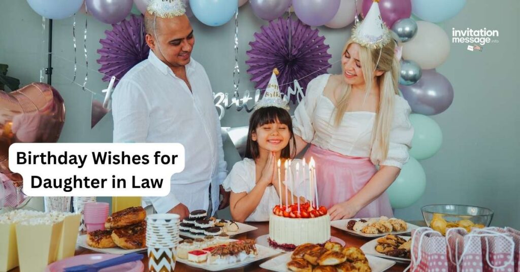 Birthday Wishes for Daughter in Law
