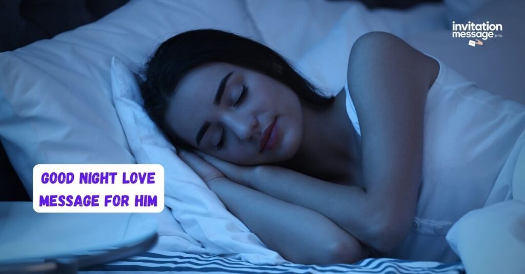 Good Night Love Message for Him