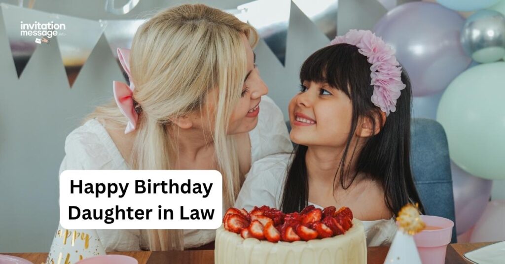 Happy Birthday Daughter in Law