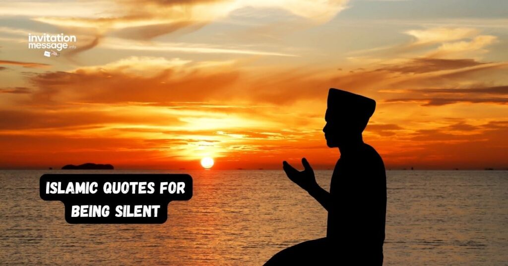 Islamic Quotes For Being Silent