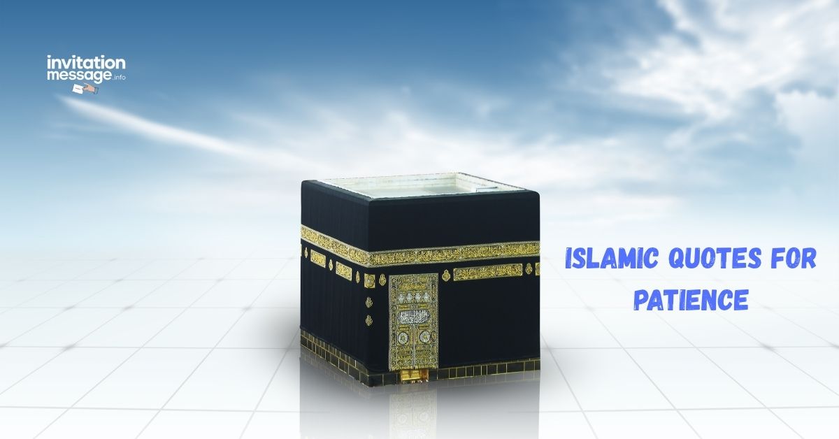Islamic Quotes For Patience