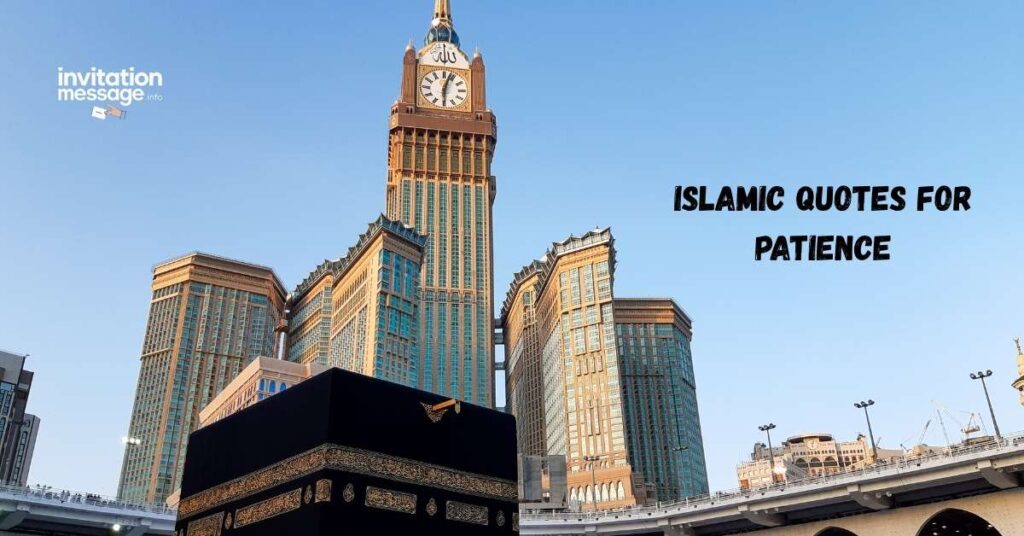 Islamic Quotes For Patience