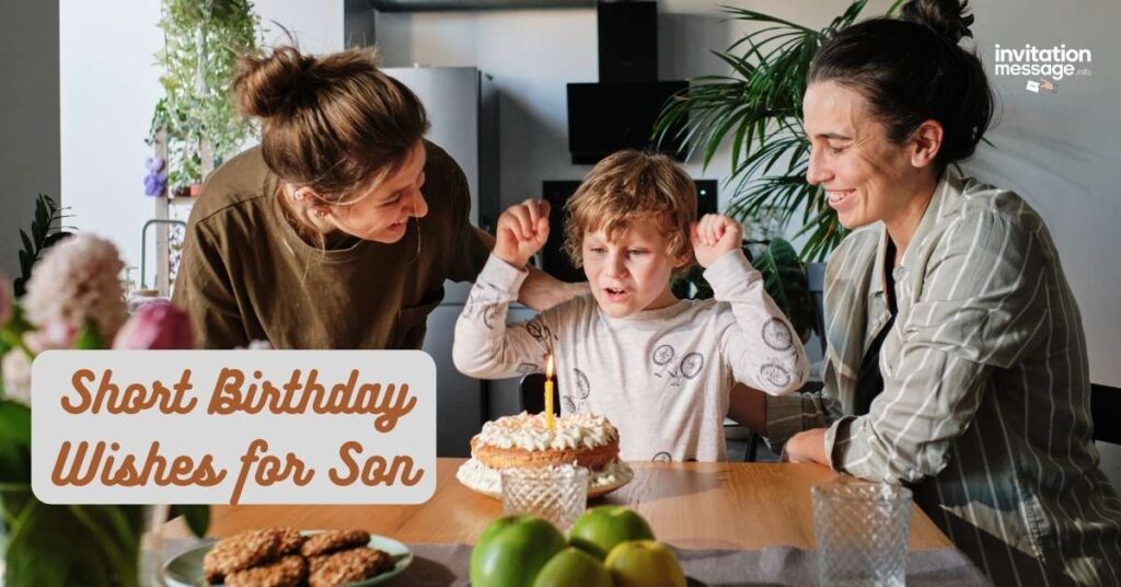 Short Birthday Wishes for Son