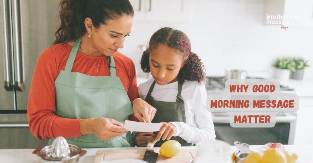 Why Good Morning Message Matter