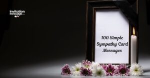 100 Simple Sympathy Card Messages