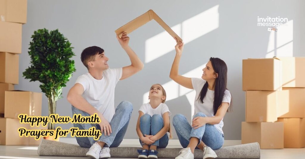 Happy New Month Prayers for Family