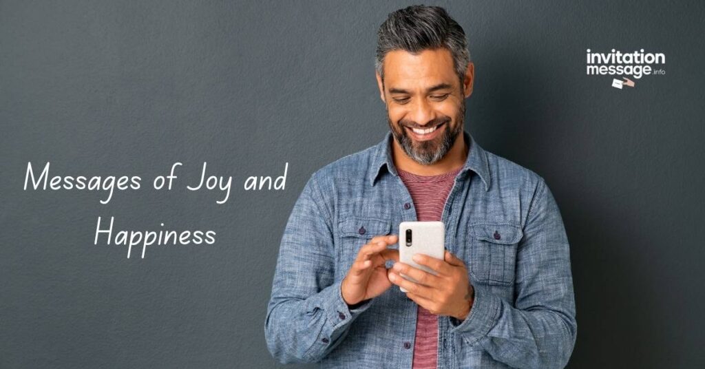 Messages of Joy and Happiness