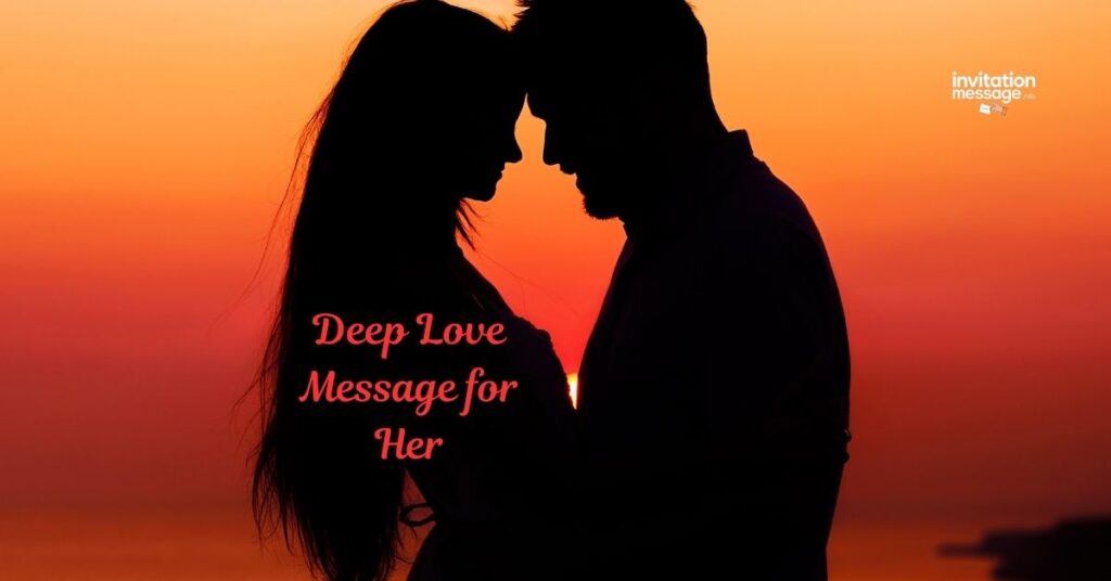 Deep Love Message for Her