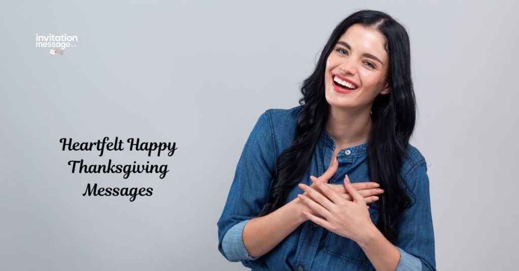 Heartfelt Happy Thanksgiving Messages
