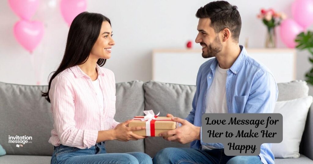 Love Message for Her to Make Her Happy
