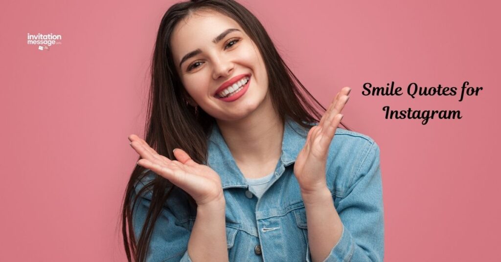 Smile Quotes for Instagram